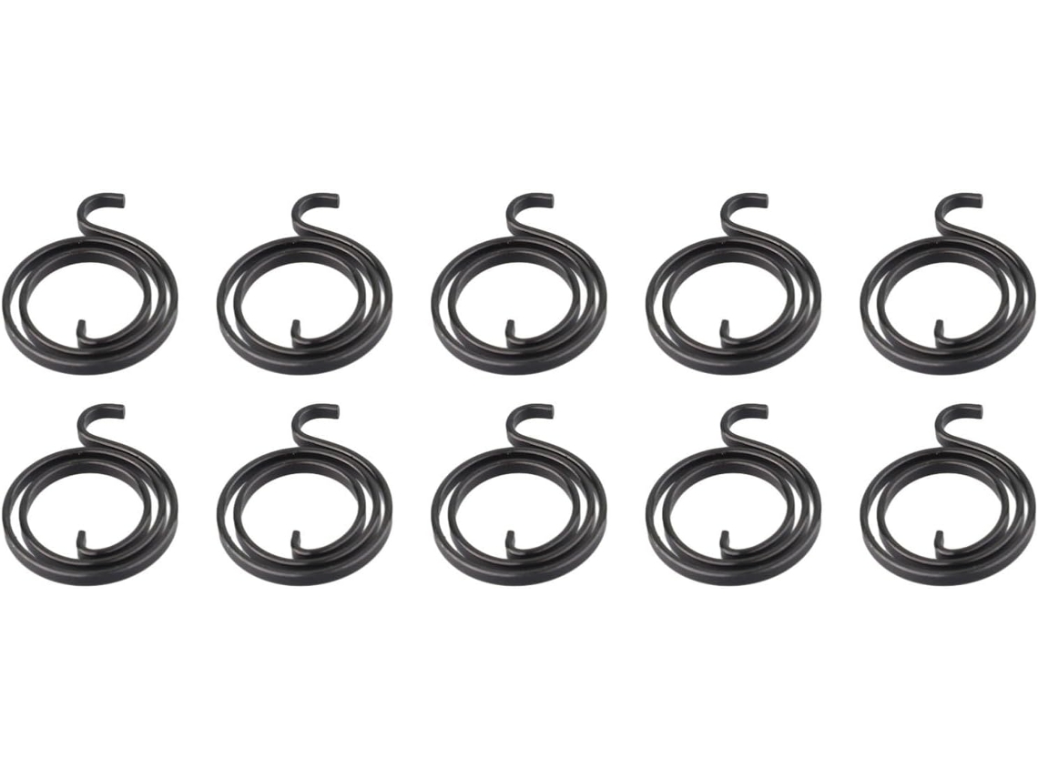 Kit De Reparo Para Molas Torção Em Aço Inoxidável Preto Com 2, 5 Voltas Para Maçanetas Internas, Para Portas Esquerda E