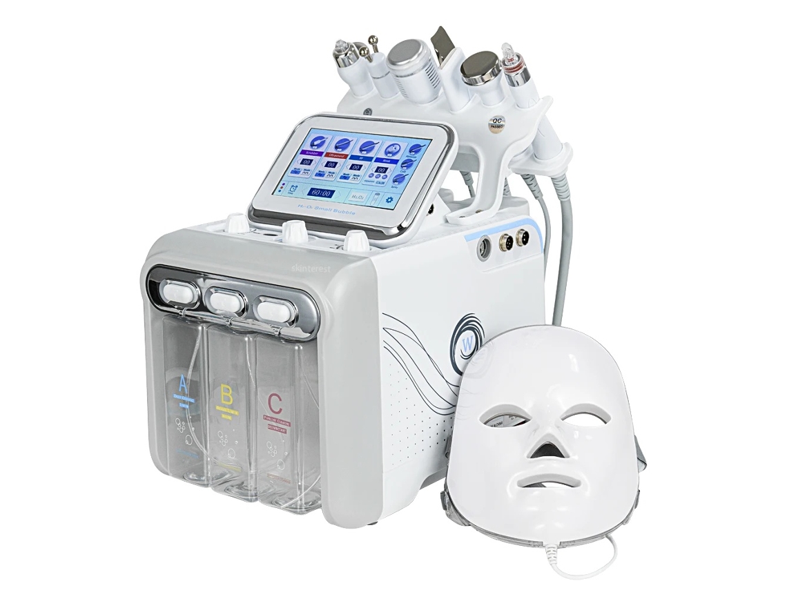 Máquina De Peeling A Jato De Hidro Água E Oxigênio, 7 Funções, Tela De 7 Polegadas, 7 Em 1 Plugue Eu Oem