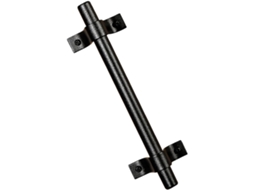 Puxador De Porta Celeiro Estilo Americano Nuobesty, Barra De Ferro Preta Fosca, Acessórios Para Casa, Puxadores De