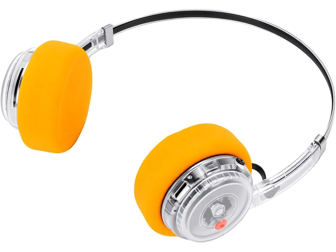 Casque Rétro Bt 6.0, Pilote 40 Mm, Autonomia De 20 Horas (transparente)