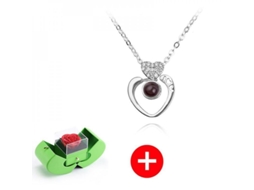 2026 caja de Joyería Manzana Flor Eterna Regalo de Navidad San Valentín 130*90*125mm Rojo Verde Estilo Verde 4