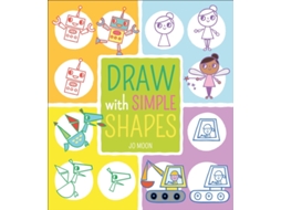 Livro Draw with Simple Shapes de Jo Moon (Inglês)