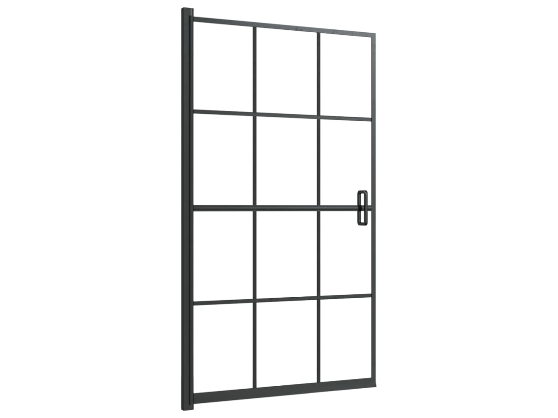 Maison Exclusive - Divisória De Chuveiro Esg 80x140 Cm Preto