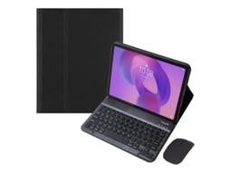 Capa Para Lenovo Tab K11 Gen 2 (11") 2025, Com Teclado Inteligente Removível, Fina Em Pele.rato Carregamento Modo Duplo Preto Hexinyigjly