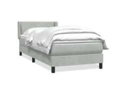 Box Spring Bed, Box Spring Beds Vidaxl Cinzeto Veludo (80 X 220 Cm)