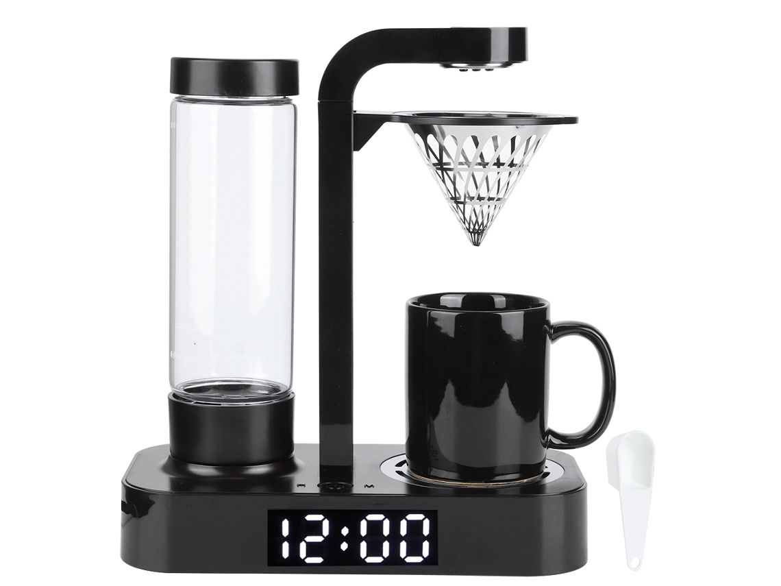 Laxiscreed Mini Cafeteira Automática Com Relógio Para Casa E Escritório, Estilo Americano
