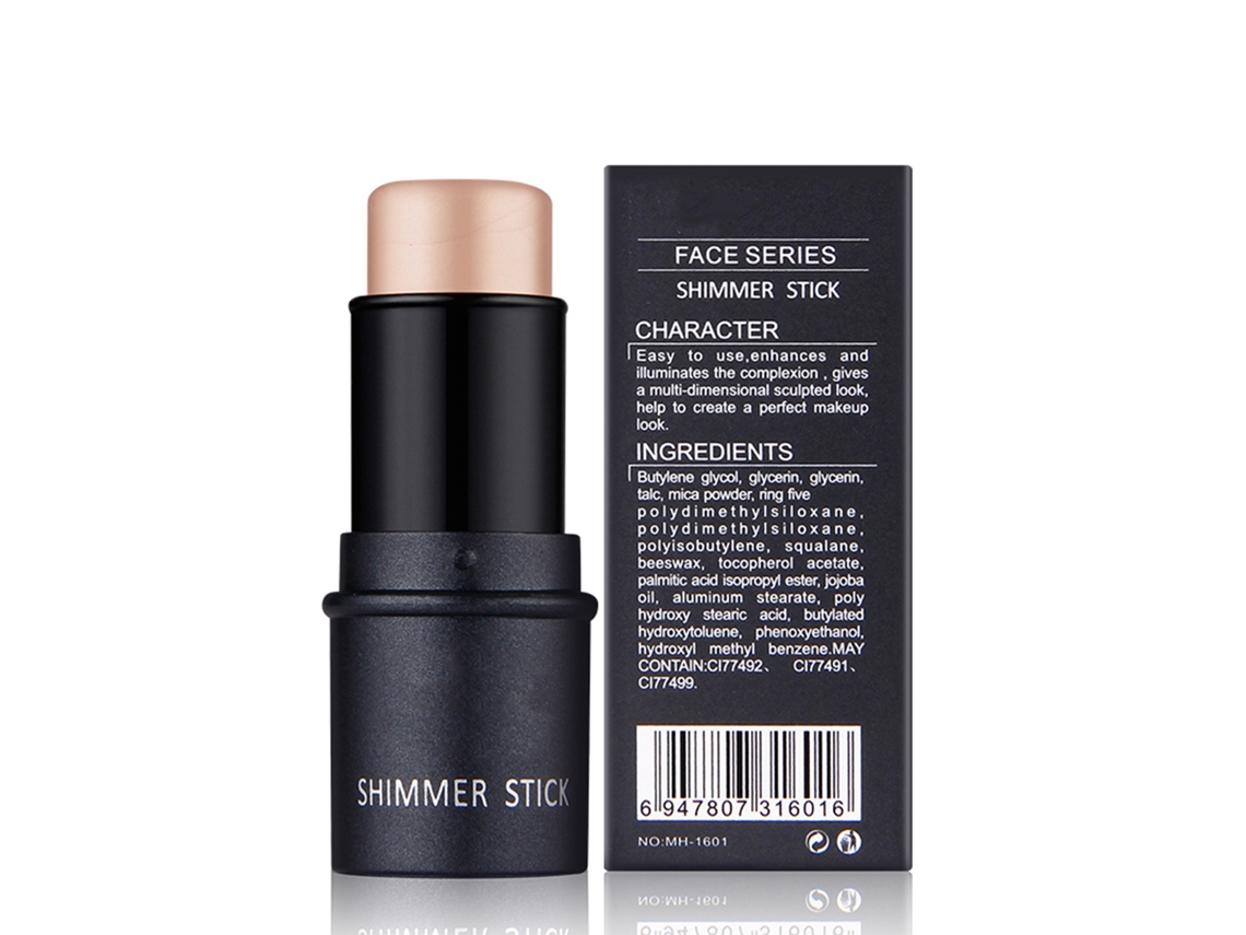 Bastão De Destaque Portátil Para Maquiagem Cosmético Textura Delicada À Prova D'água E Suor 02 3.5g