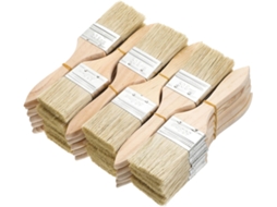 Conjunto De 30 Pincéis Planos Com Cabo Grosso Para Tingir E Pintar.