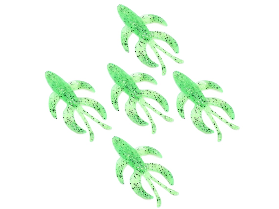 5pcs Isca Camarão Soft para Pesca e Salgada