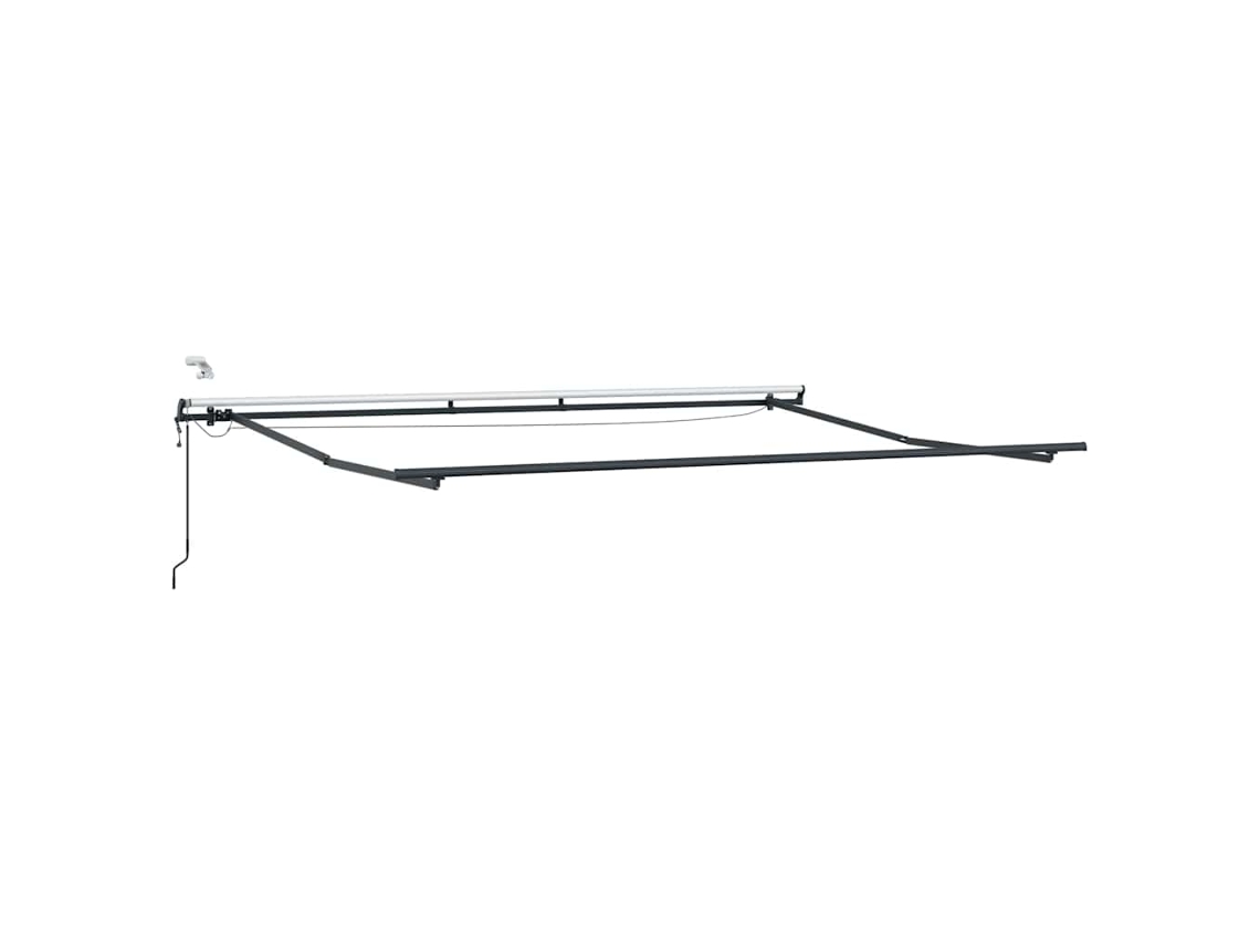Toldo Vidaxl Antracite Alumínio