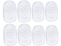 Palmilhas De Gel Autoadesivas E Reutilizáveis Para Sapatos Femininos, Texturizadas E Antiderrapantes, 4 Pares Para