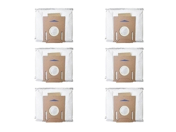 6 Bolsas de Polvo S/MARCA, compatíveis com Ecovacs Deebot T8 T9 T9max, material tela, grande capacidade