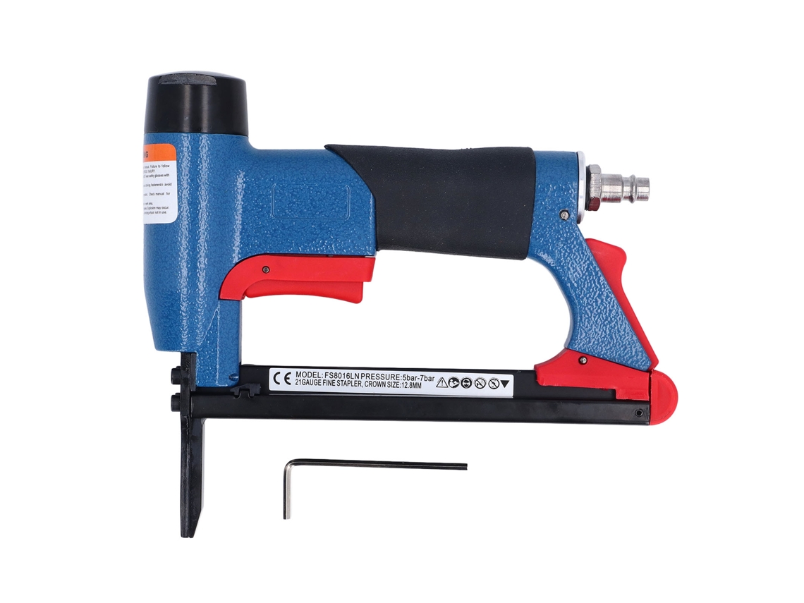 Pistola De Grapas Neumática 21 Gauge 1/4 A 5/8 Polegadas Capacidade 140 Grapas Para Carpintaria