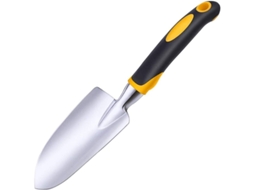 2026 pala de Acero Inoxidable para Jardín, Pala Mini para Plantar, 30cm, Cor Color Naranja, Antideslizante Y Ergonómica