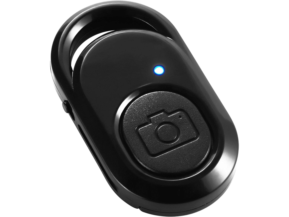Controle Remoto Bluetooth Preto Com Botão De Disparo Da Câmera Slowmoose