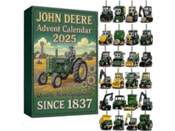 Calendário De Advento John Deere 2025: 24 Miniaturas De Máquinas Agrícolas Para Natal