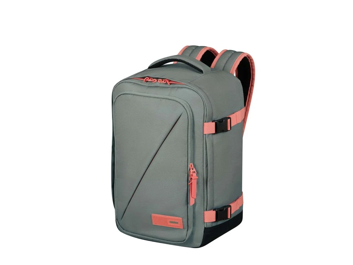 American Tourister Mochila Cabine Ryanair Take2cabin Verde/coral