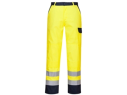 Calças Bizflame Work Hi-vis - Proteção E Conforto Amarelo / Xl