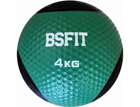 Bola Medicinal de Borracha Profissional 4 Kg Bola Medicinal Bounce Bsfit