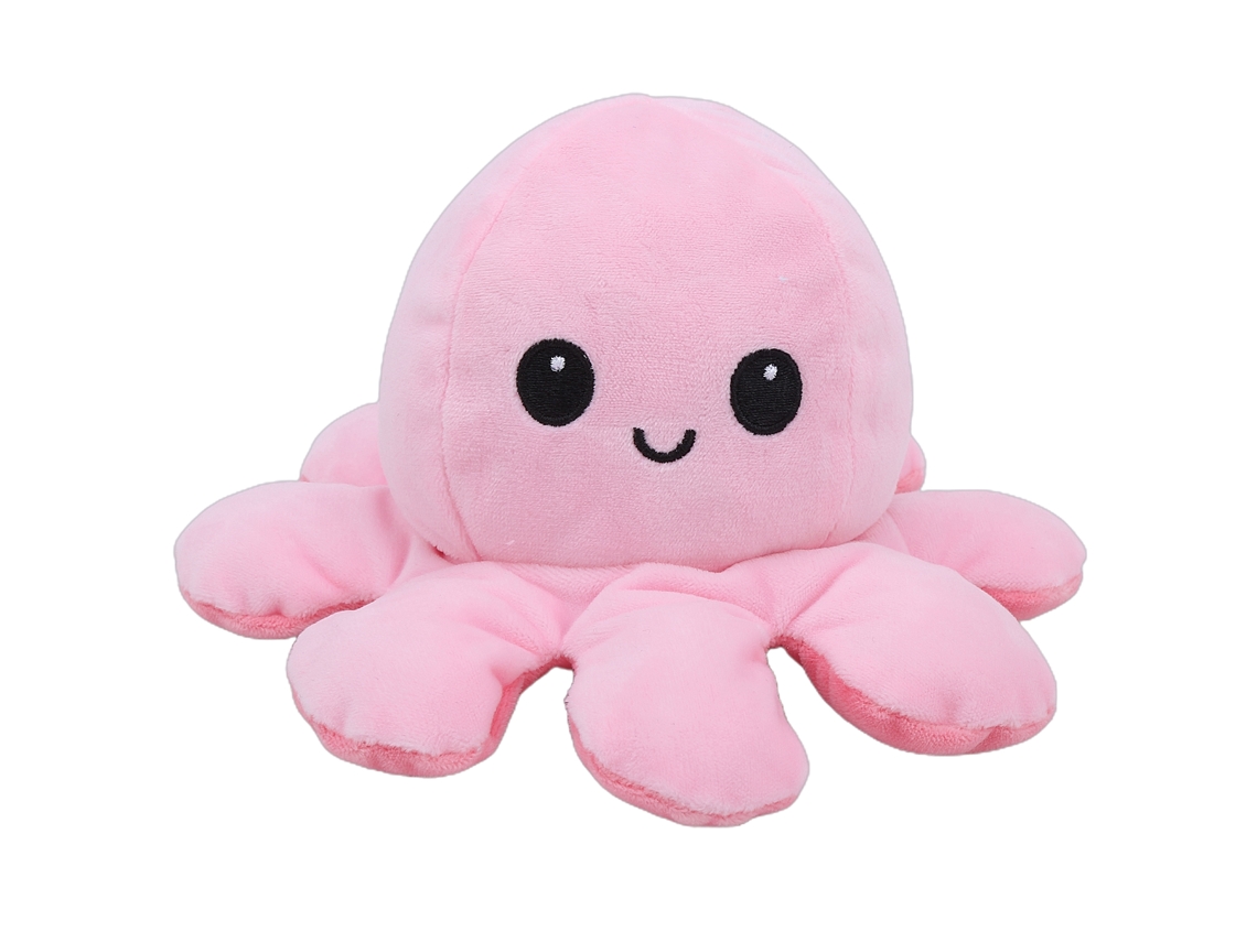 Mali boneca Reversível de Pelúcia Animal Cute Double sided Flip Brinquedo Infantil Presente Rosa Escuro Rosa Claro