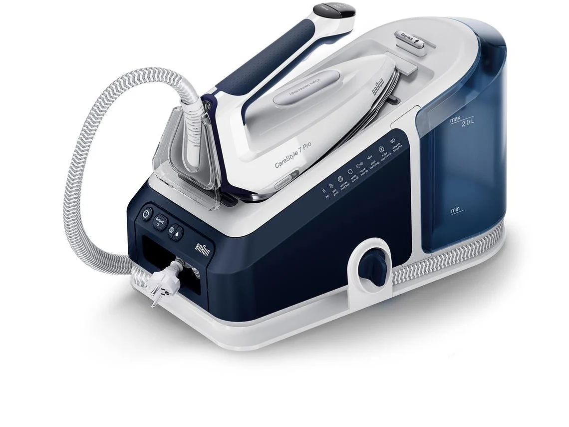 Ferro com Caldeira BRAUN IS7282BL Care Style 7 Pro (Pressão 8 bar - Jato Vapor 650 g/min)