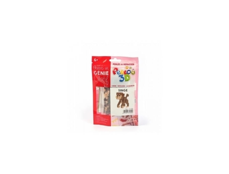 Brinquedo de pelúcia - CREATIVE SEEDS - Macaco Perlou 3D - Misto - Marrom - Disney - A partir de 3 anos