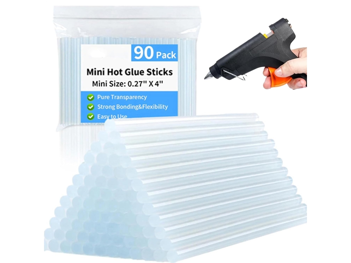 Mini Bast Es de Cola Quente 90 Unidades Alta Ades o para Artesanato Decora e Reparos em M Ltiplas Superf Cies Adultos VAYOTOY