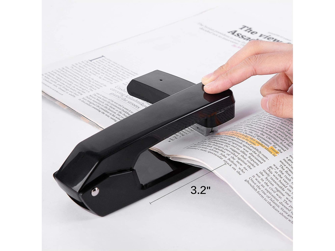 Grampeador Giratório, Capacidade Para 25 Folhas, Grampeador De Mesa Com Rotação De 360 ​​graus Para Encadernação De Livros Ou Folhetos. Aquaforge