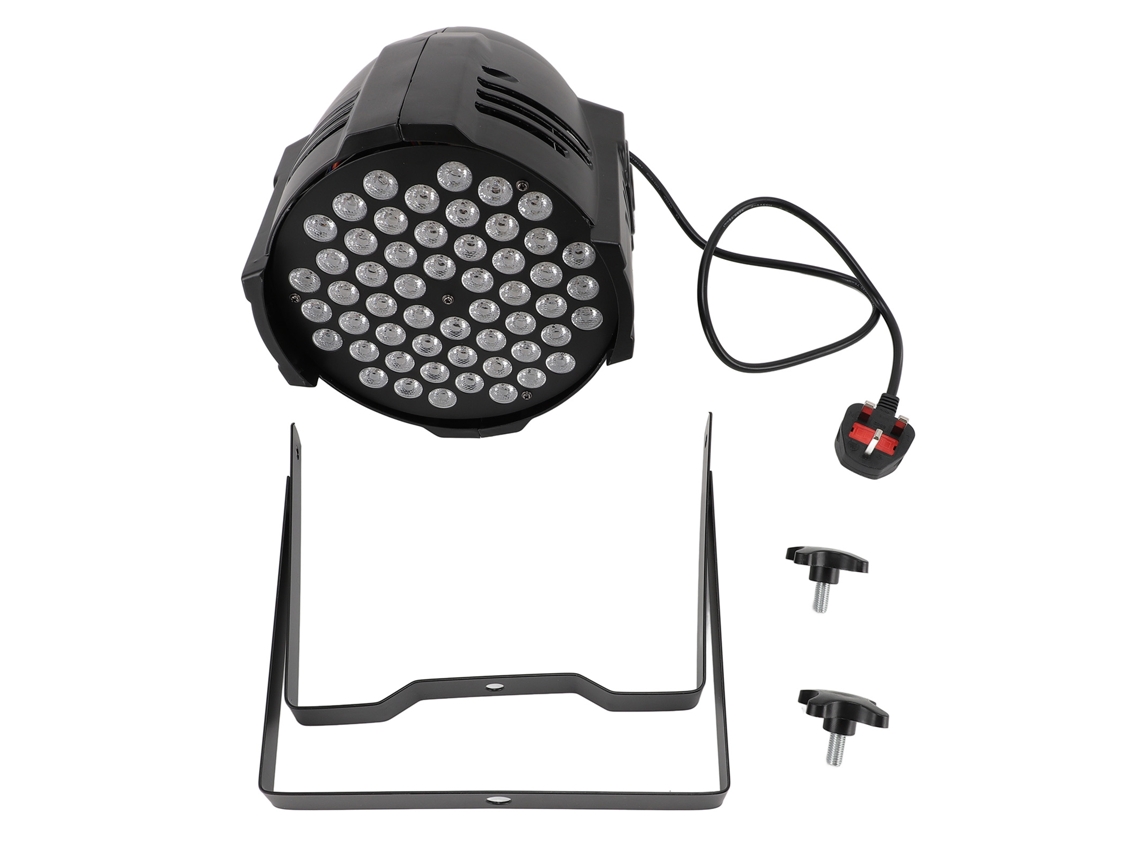 Luz de palco LED com controle DMX 512 e RGBW EOOCOO