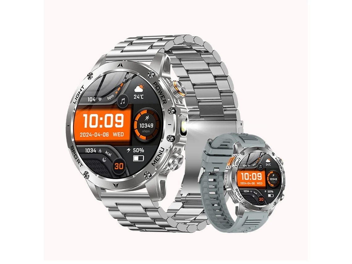 Smartwatch Ak87 1000mah Bateria de longa duração Lanterna esportiva Ao Ar Livre Bestvite (roxo)