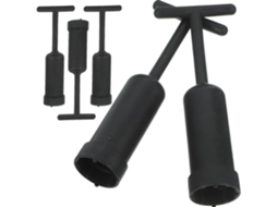 Conjunto De 5 Chaves Sextavadas G9 De Plástico Preto Para Remoção Rápida De