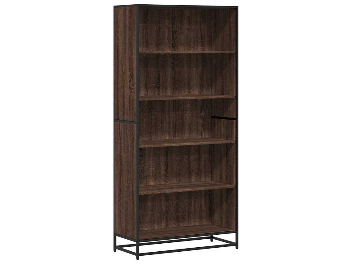 Estante Carvalho Castanho Madeira Derivados MAISON EXCLUSIVE 80,5x35x170,5 cm