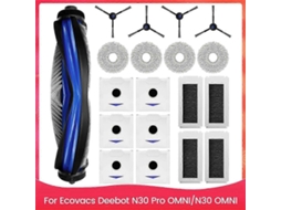 Para Aspirador De Pó Robô N30 Pro Omni/n30 Omni, Escova Lateral Principal, Filtros Hepa, Pano De Esfregão, Sacos De Pó