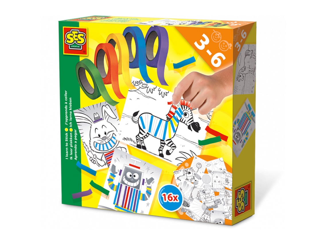 Kit de Artesanato para Crianças SES CREATIVE Aprender a Colar