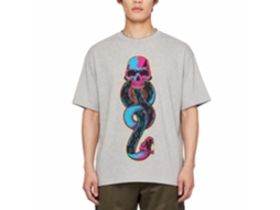Rockinstone Harry Potter Voldemort Dark Mark Sport Grey T-shirt Size:l