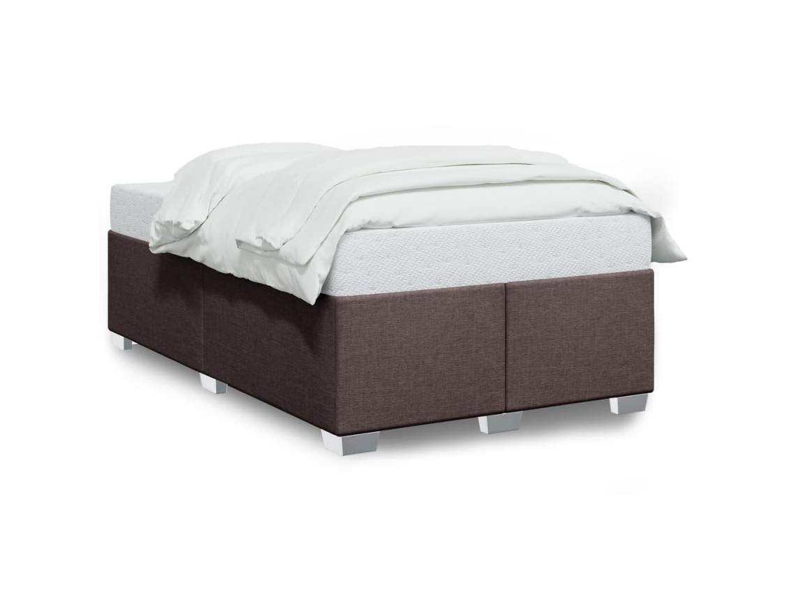 Bed Frame, Bed Frames Vidaxl Marrom Tecido (120 X 200 Cm)
