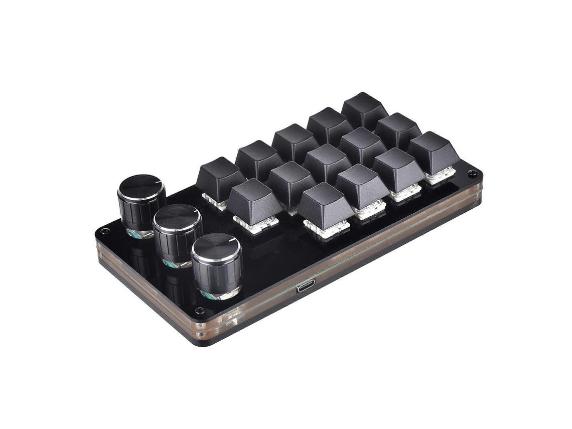 Teclado Mecânico De 14 Teclas E 3 Botões Para Programação De Macros, Mini Teclado Gamer Hot Swap, Teclado Faça Você Mesmo Everley891