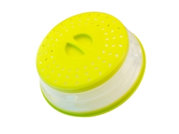 2026-2 Tampas De Prato Para Micro-ondas Anti-salpicos, Dobráveis, Ventiladas, Sem Bpa, Não Tóxicas, 10,5 Polegadas, Verde