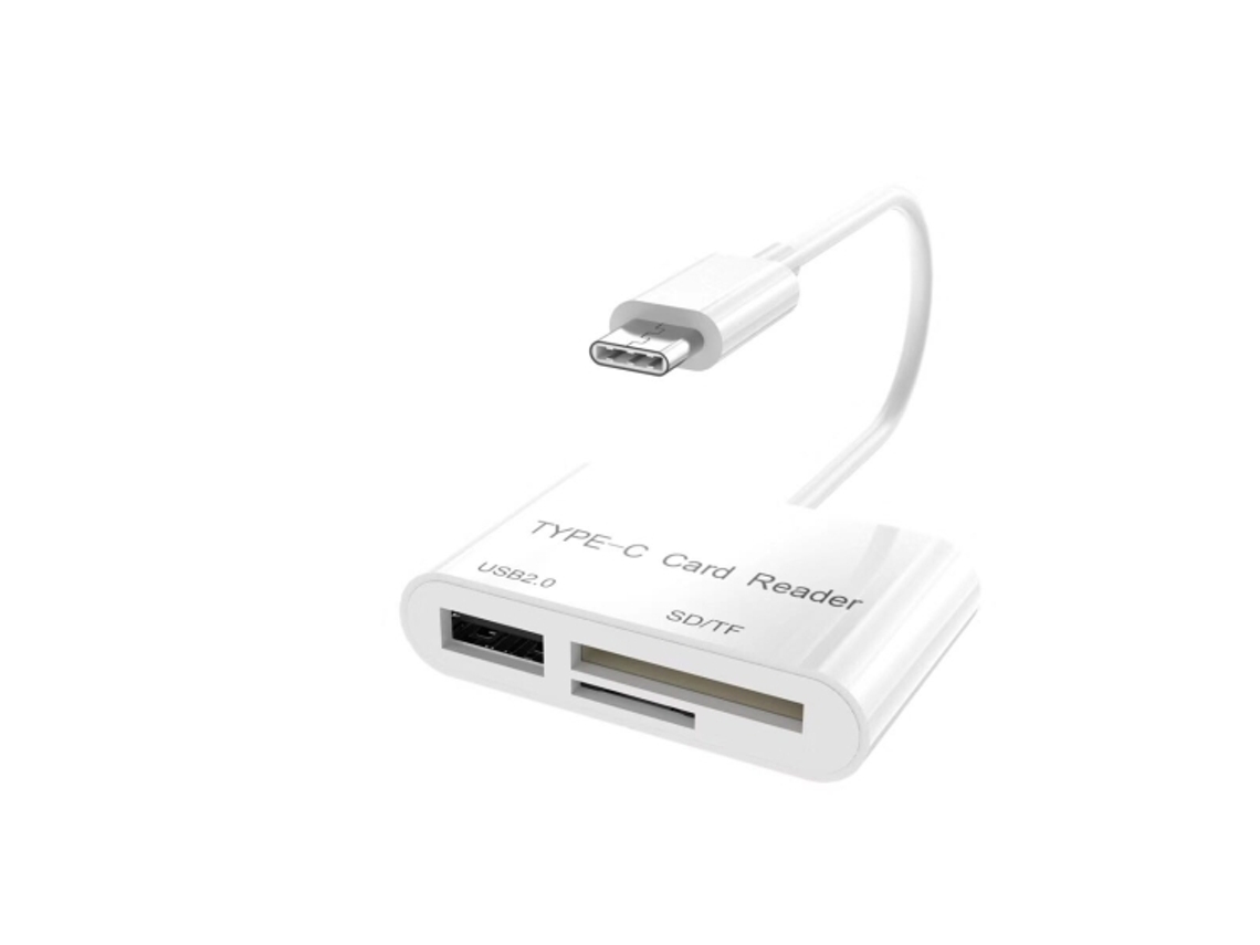 Leitor de Cartão Usb c para Sd/microsd + Usb AQUAFORGE