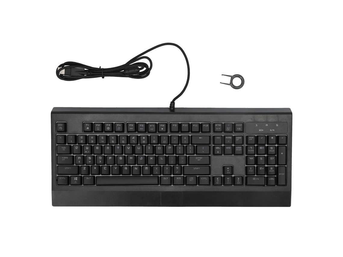 Teclado Mecânico Magicrefiner 1503 Chicken Dinner, À Prova de Água, Iluminado, para Esports, 104 Teclas, Usb.LAXISCREED