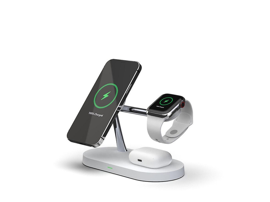 Carregador Qi Fast Series Para Apple Yizhood Magnética Branco