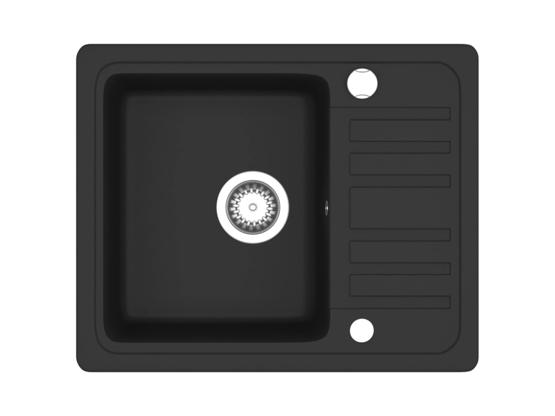 Kitchen Sink, Kitchen Sinks Vidaxl Preto Granito (n/a)