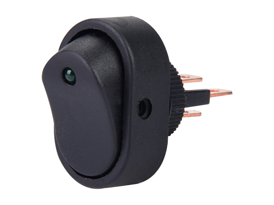 Interruptor Toggle Asw-20d 12v/20a 4pcs Led Verde