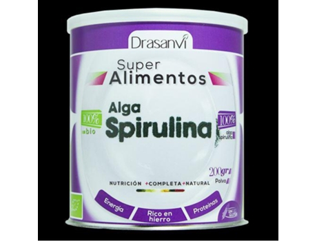 Superalimento de algas marinhas Spirulina Bio  150g