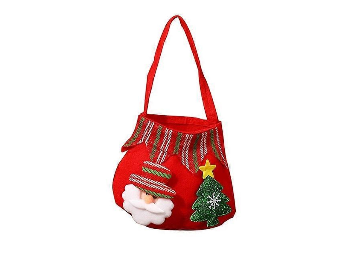 Jwl 5 Sacos De Doces De Natal, Sacos De Presente, Juta, Linho, Estopa, Cordão, Sacos De Presente, Sacos De Papel Kraft, Meias De Natal. Loja Olysi