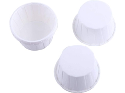 Conjunto De 100 Forminhas De Papel Manteiga Para Muffins E Cupcakes, Para Assar E Apresentar Sobremesas Em Festas E Eventos