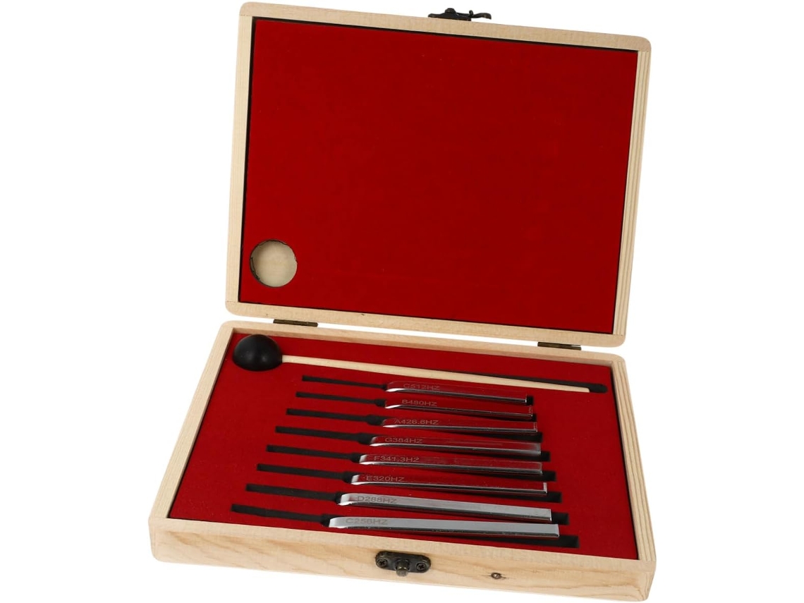 Conjunto De 8 Diapasões Multifuncionais De Alumínio Para Guitarra E Violino, Ferramenta De Afinação Prática...