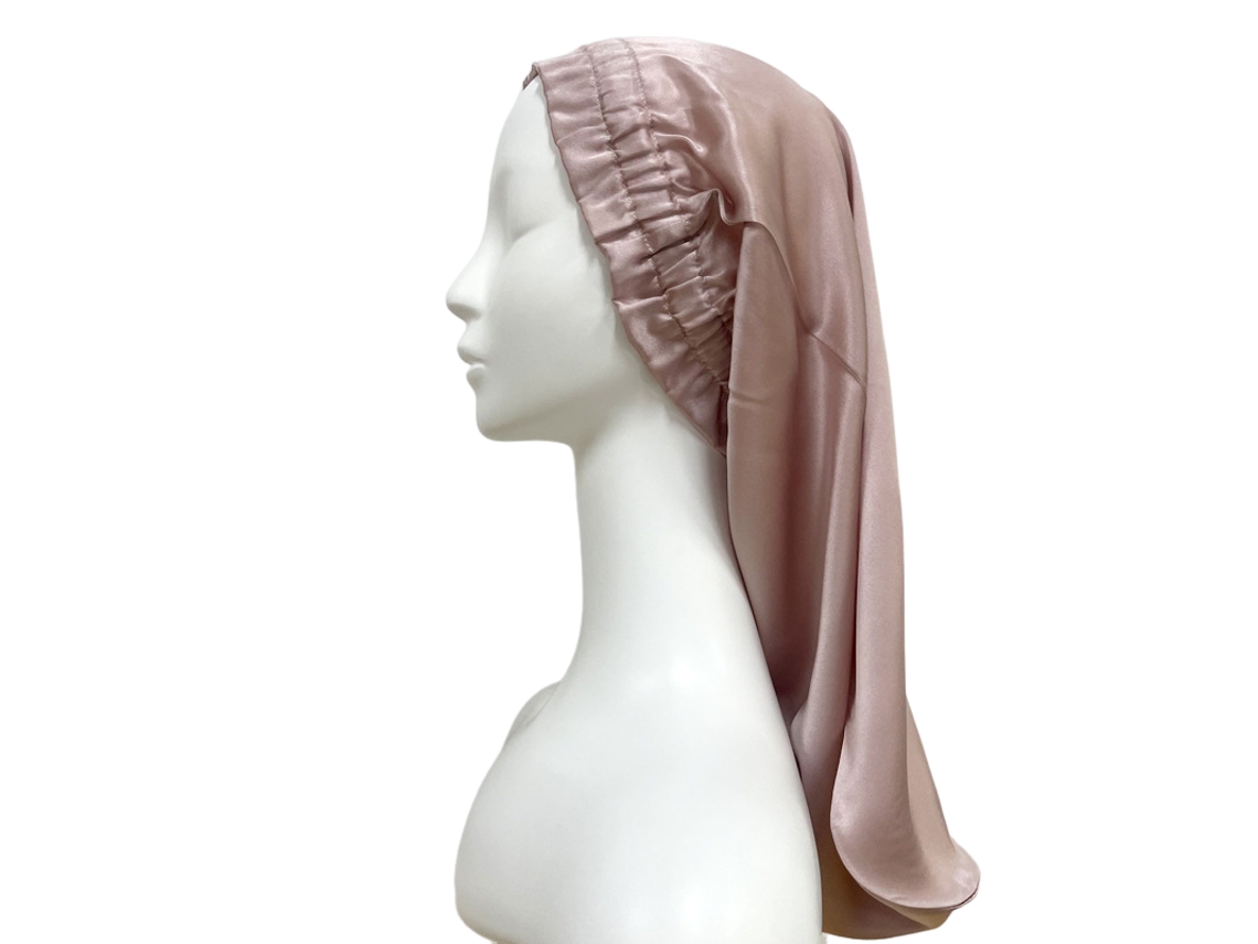 Touca De Cabelo, Touca De Dormir, Touca Noturna De Seda Lightpink