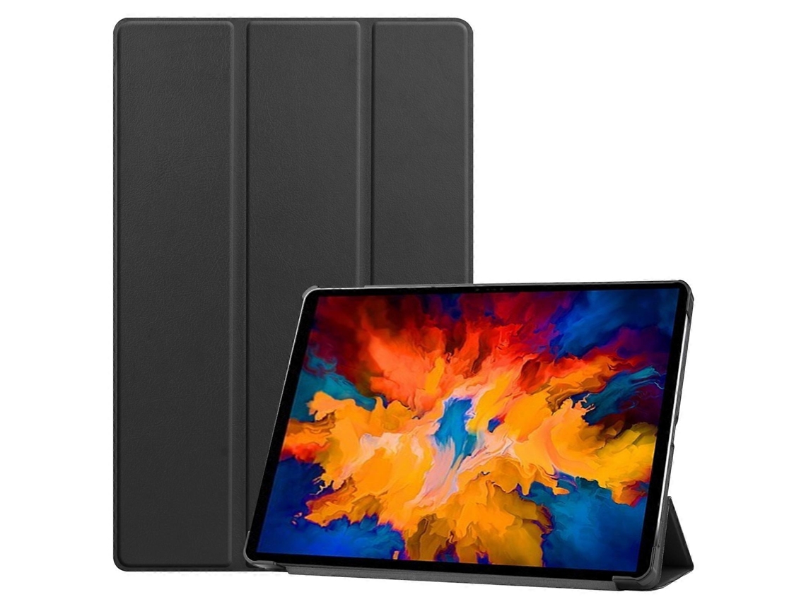 Capa De Couro Texturizada Com Aba Horizontal Para Lenovo Tab P11 Pro (tb-xj706f) Com Suporte Triplo E Função De Hibernação/ativação (azul Escuro).