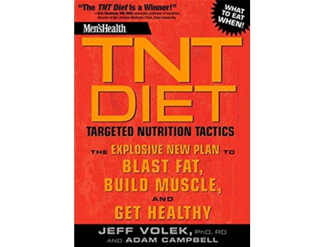 Livro Mens Health TNT Diet de Jeff Volek, Adam Campbell et al. (Inglês)